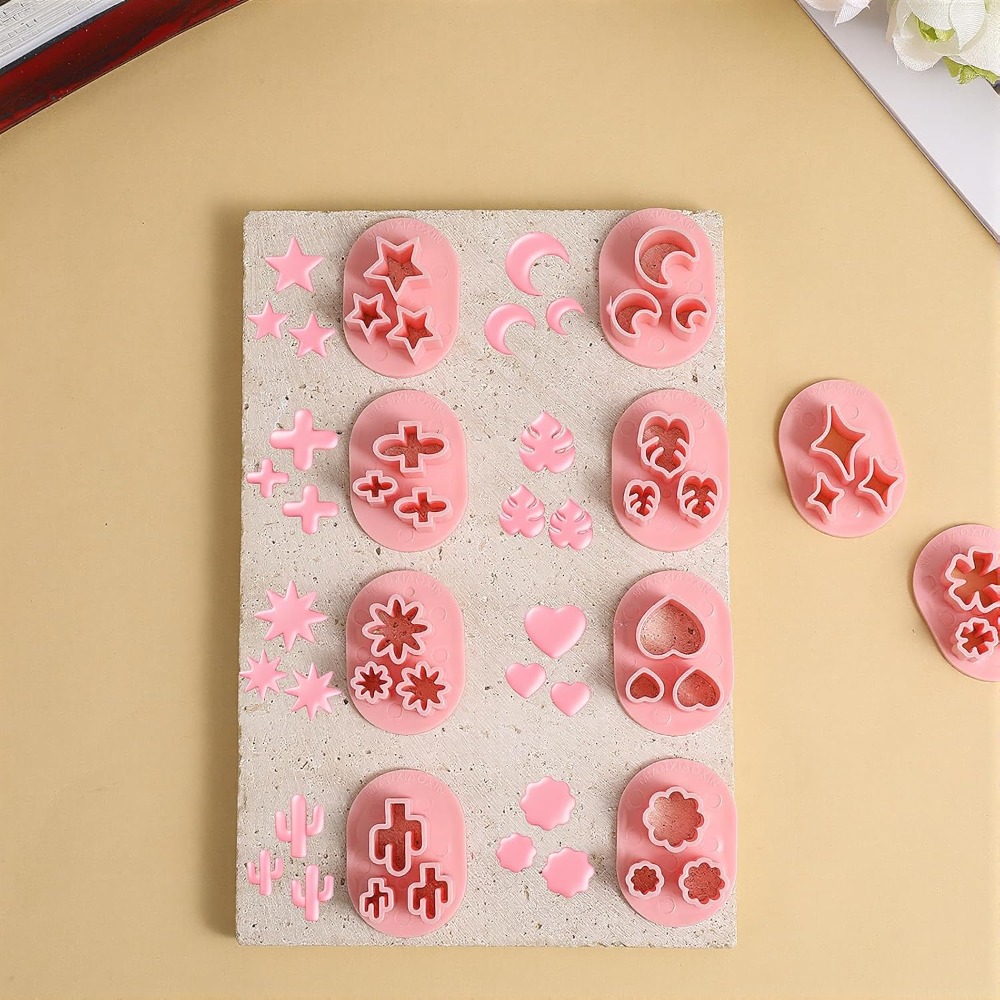 10 Pcs Polymer Clay Cutters, F - Jewelry Making Mold 评论和价格