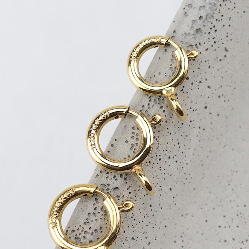 14K Gold Filled Spring Ring Cl - Jewelry Making Gold 评论和价格