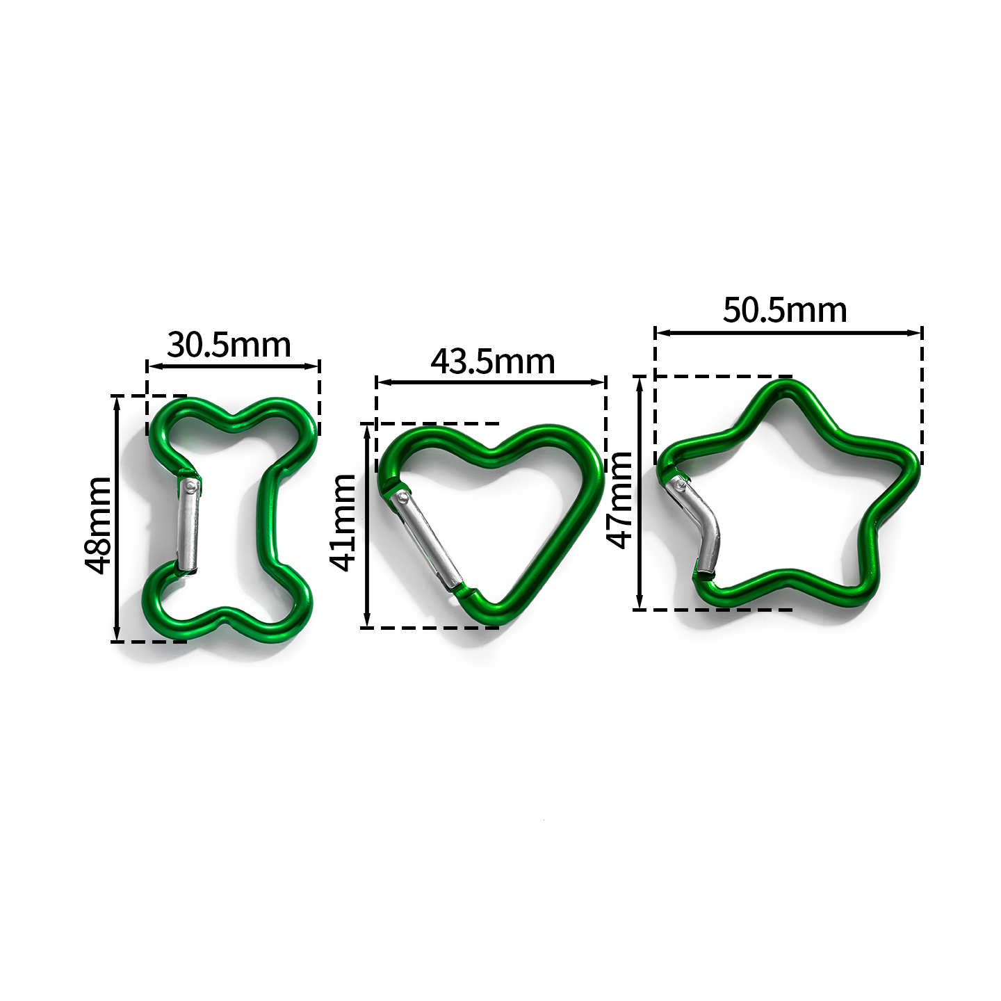 1pcs/Lot Aluminum Mini Carabin - Jewelry Making Degree 评论和价格